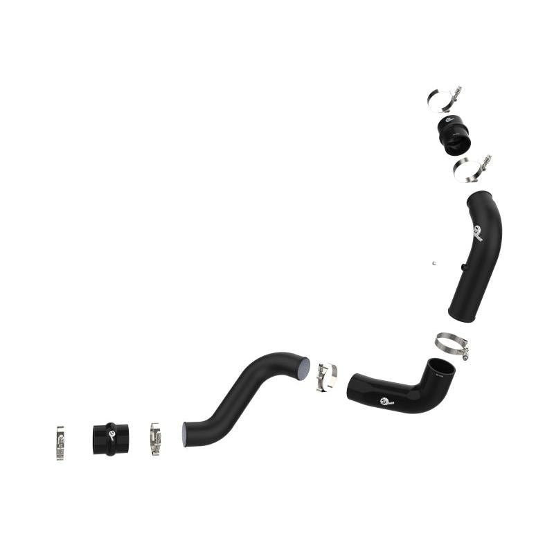 aFe 20-23 GM Diesel Trucks V8 6.6L L5P BladeRunner 3in Aluminum Hot Charge Pipe - Black-SR1 Performance
