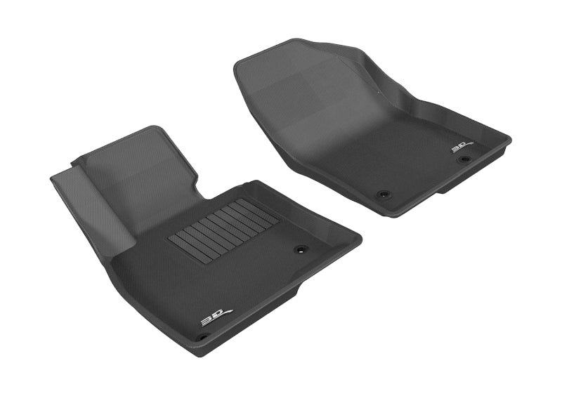 3D MAXpider 2014-2019 Mazda Mazda3/Mazda6 Kagu 1st Row Floormat - Black-SR1 Performance