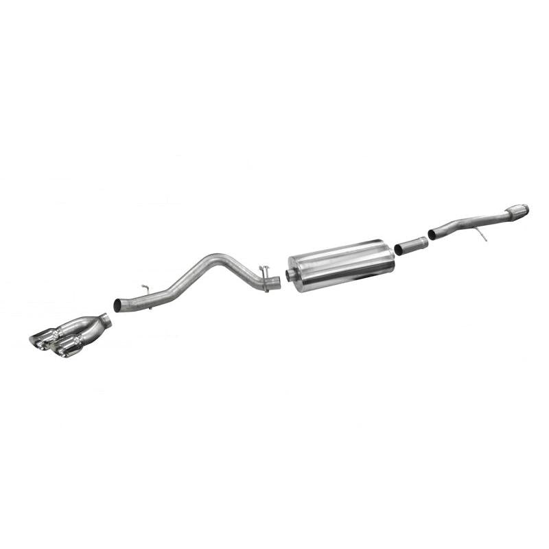 Corsa 2014-19 Sierra/Silvrd 1500 Crew/Dbl / Short/Std. Bed 6.2L V8 Polished Sport Single SideCB Ext-SR1 Performance