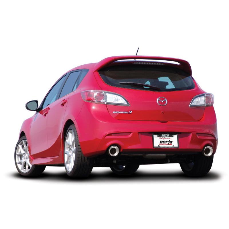 Borla 10-13 Mazda 3/Mazdaspeed 3 2.5L/2.3L Turbo FEW MT Hatchback SS Exhaust (rear section only)-SR1 Performance