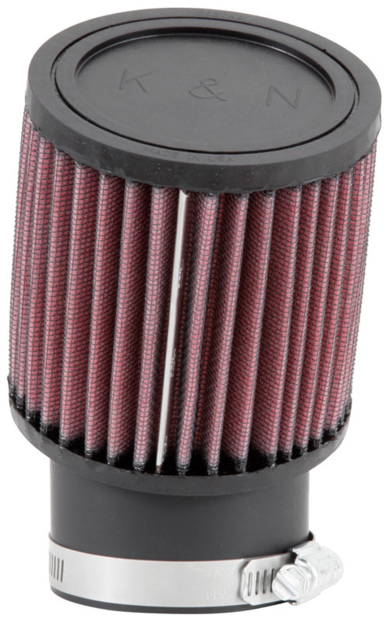 K&N Filter Universal Rubber Round Straight Filter 20 Deg Angled 2-7/16in Flange 3-3/4in OD 4in H-SR1 Performance