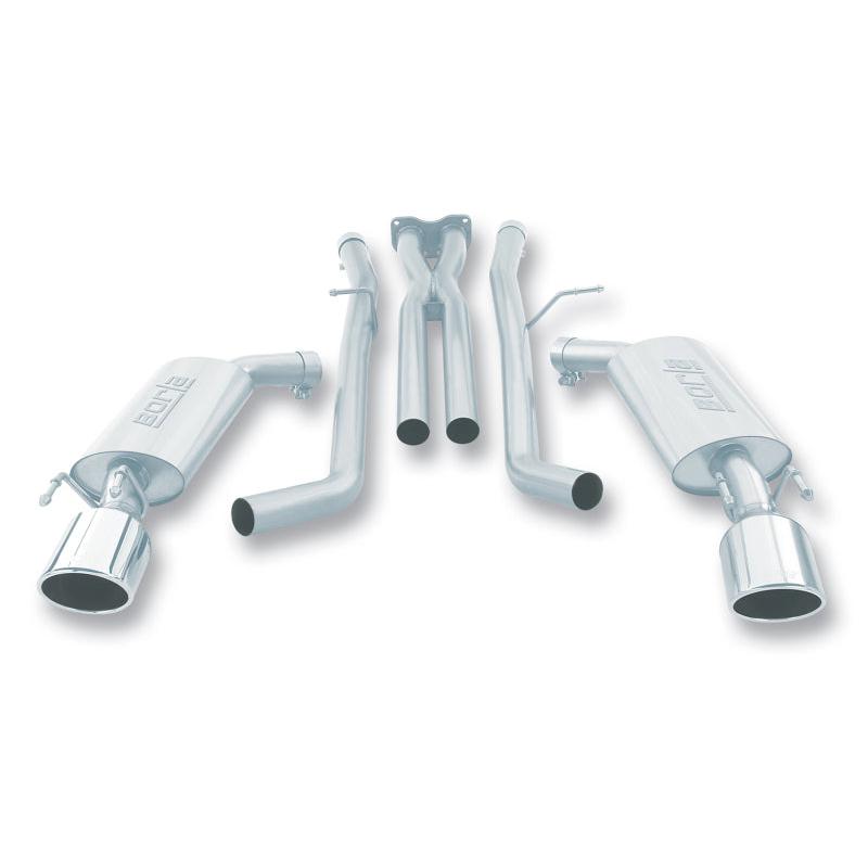 Borla 05-06 Pontiac GTO Coupe 2dr 6.0L 8cyl AT/MT 4spd/6spd RWD SS Catback Exhaust w/ inXin Pipe-SR1 Performance
