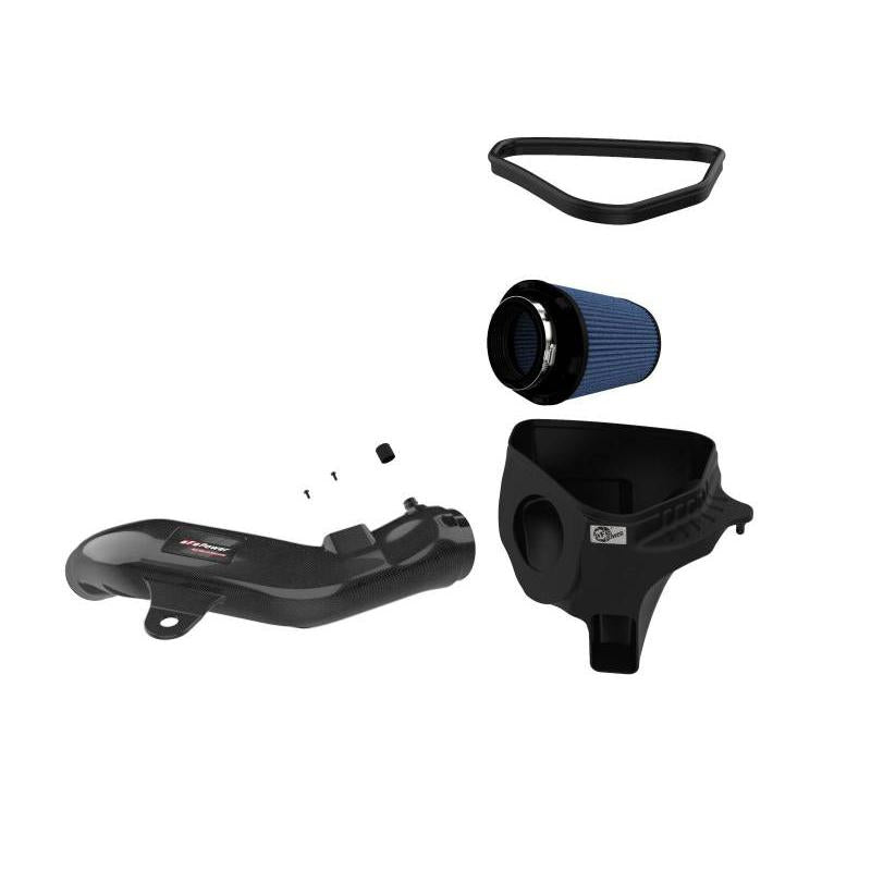 aFe Track Series Carbon Fiber Intake w/Pro 5R Filter BMW M2 (F87) 16-18 L6-3.0L (t) N55-SR1 Performance
