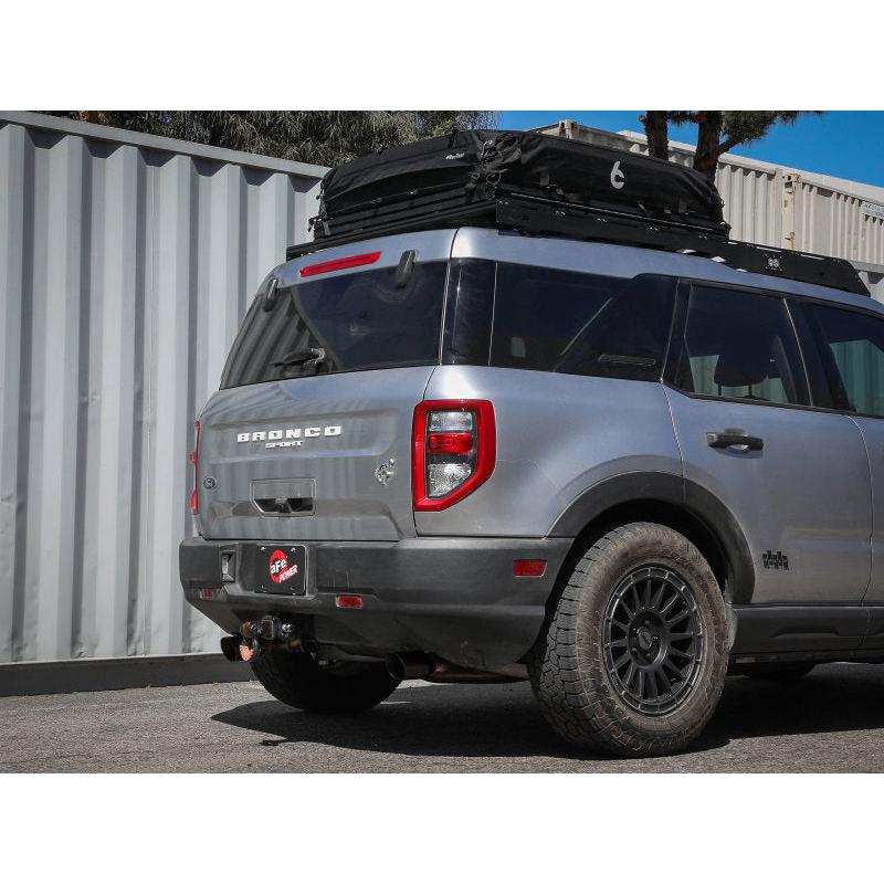 aFe Ford Bronco Sport 21-22 L3-1.5L (t)/L4-2.0L (t) Vulcan Cat-Back Exhaust System- Black Tips-SR1 Performance