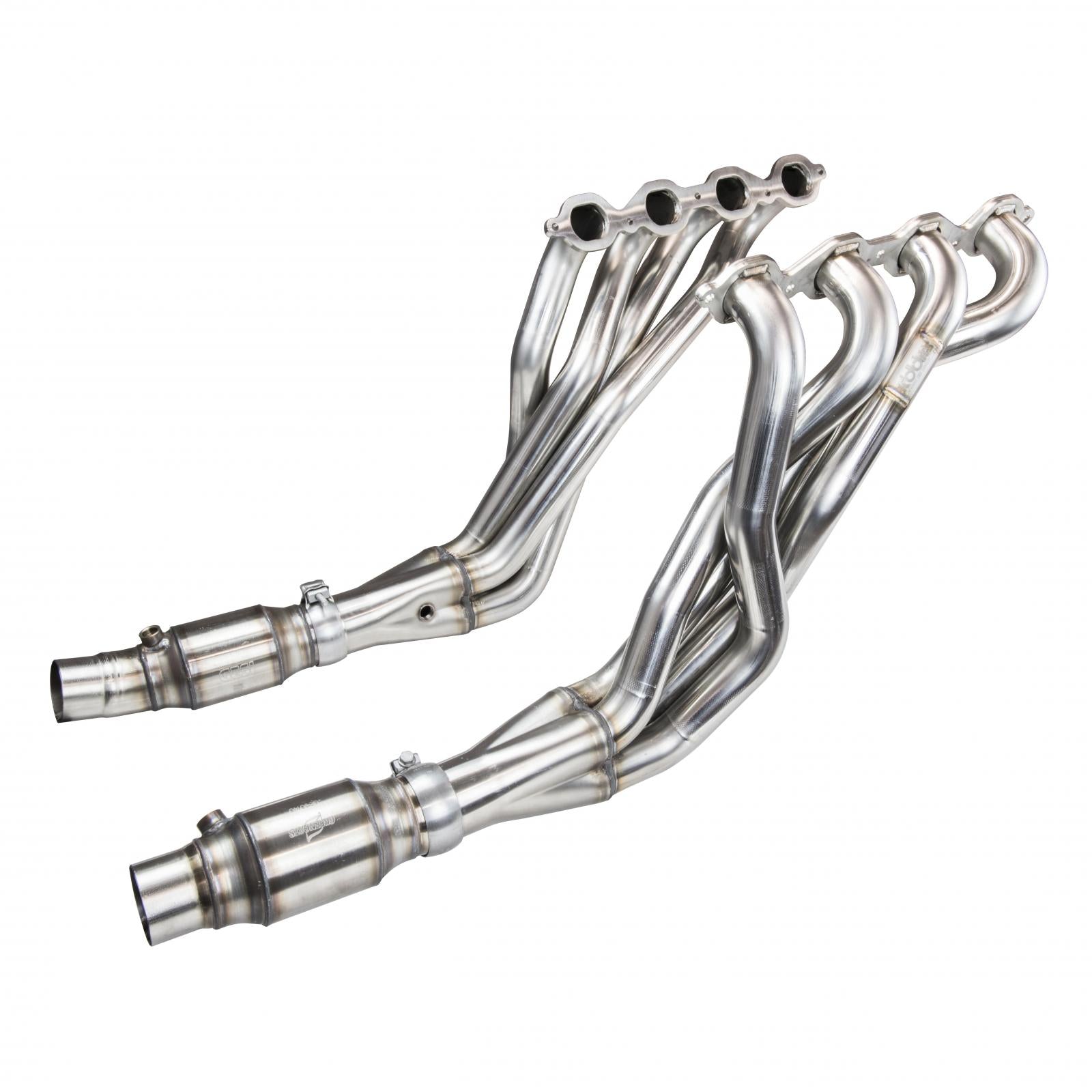 2" Stainless Headers & GREEN Catted OEM Conn. Kit. 2016-2024 Camaro SS/ZL1.