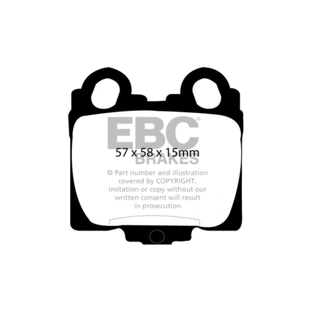 EBC Redstuff Ceramic Rear Brake Pads for Lexus GS300 1998-2005