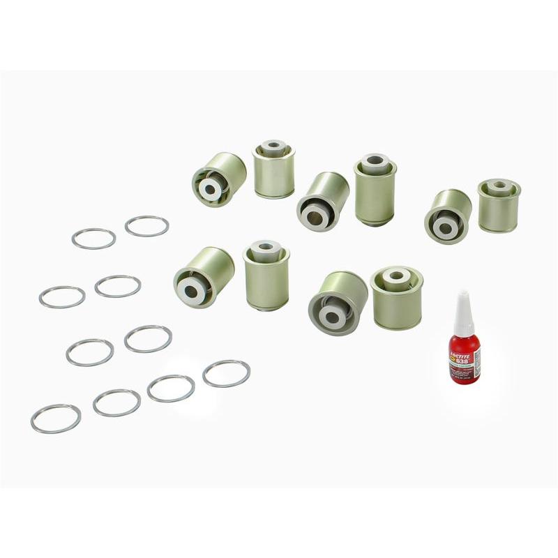 aFe Control PFADT Steel Frame Drag Rear Solid Spherical C/A Bearings Set; Chevy Corvette C5 / C6-SR1 Performance