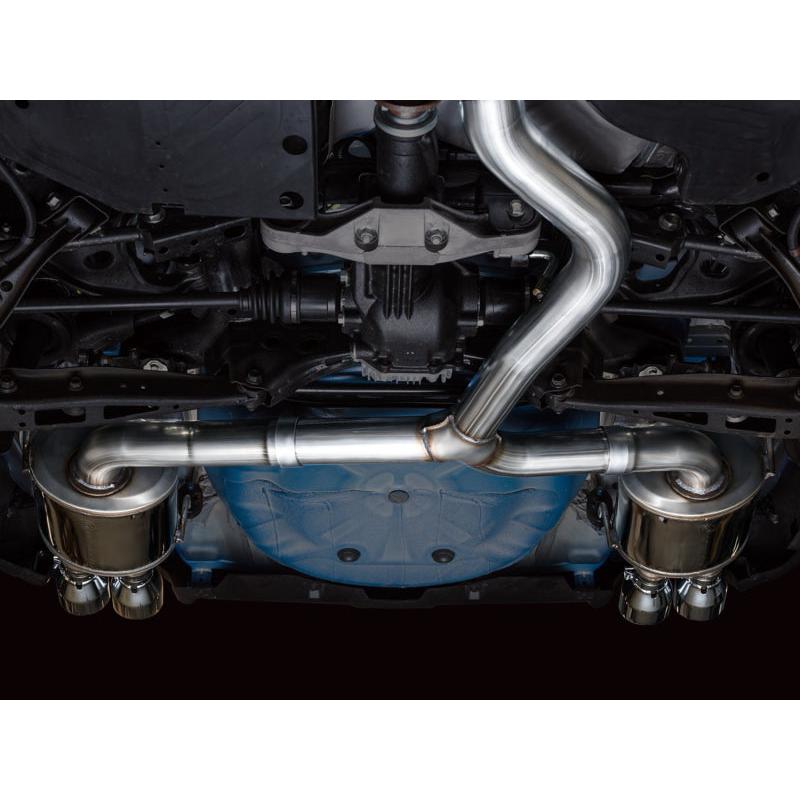 AWE Tuning 2022+ VB Subaru WRX Touring Edition Exhaust - Chrome Silver Tips-SR1 Performance