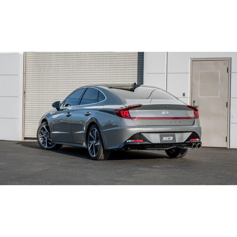 Borla 21-23 Hyundai Sonata SEL Plus/Limited 1.6L L4 (T) FWD S-Type Cat-Back Exhaust - Bright Chrome-SR1 Performance