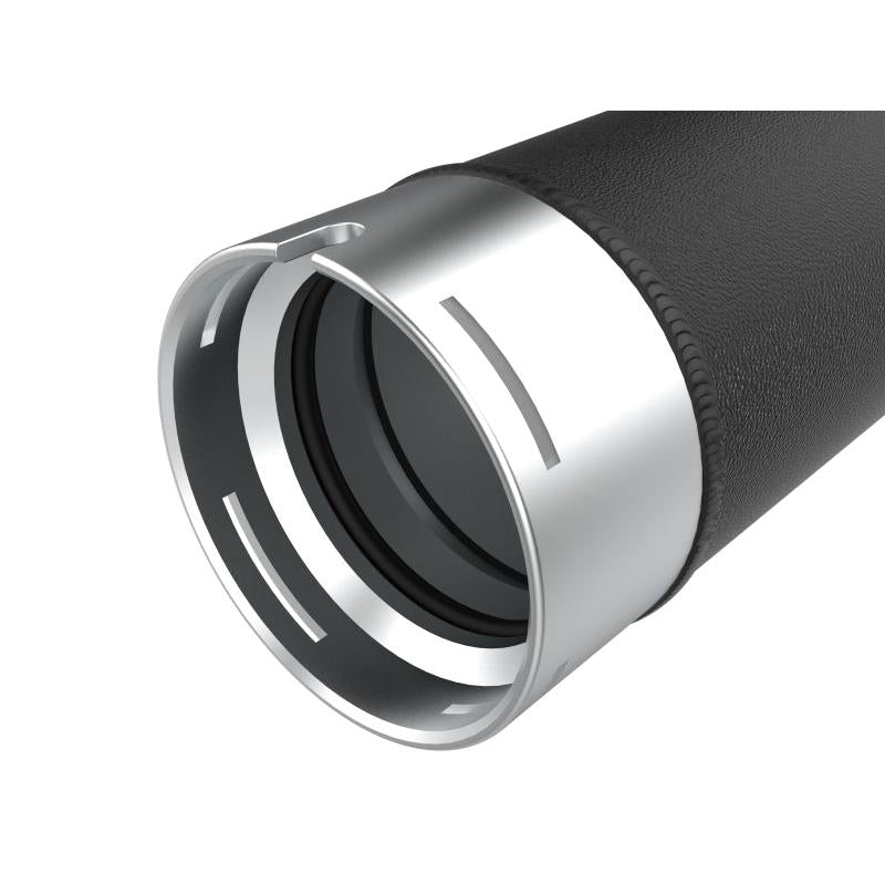 aFe 23-24 Ford F250/F350 Super Duty V8-6.7L BladeRunner 3 In. Aluminum Hot Charge Pipe- BLK-SR1 Performance