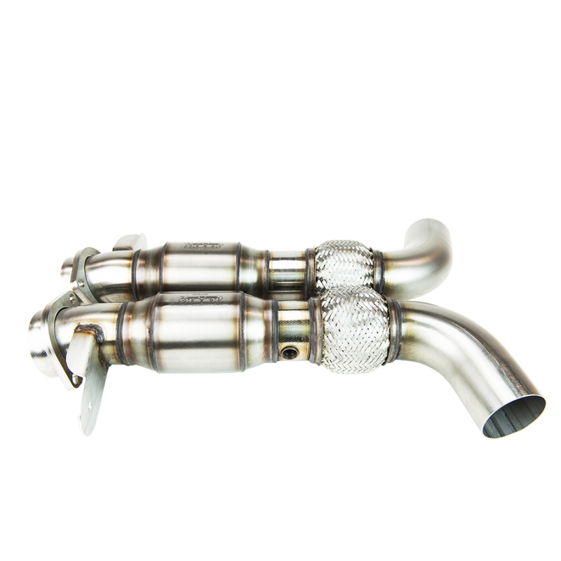 Kooks 2015+ Ford Mustang GT350 5.2L 3in x 2-3/4in Cat SS X-Pipe Kooks HDR Req-SR1 Performance