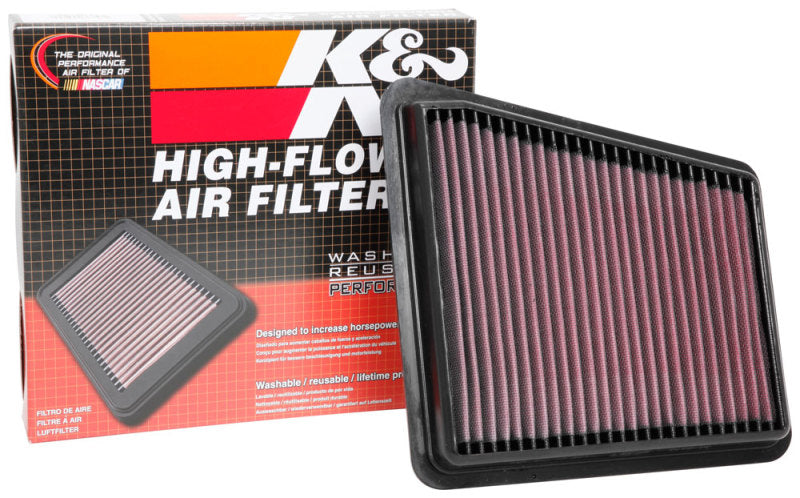 K&N 2018 Kia Stinger L4-2.0L F/I Replacement Drop In Air Filter-SR1 Performance