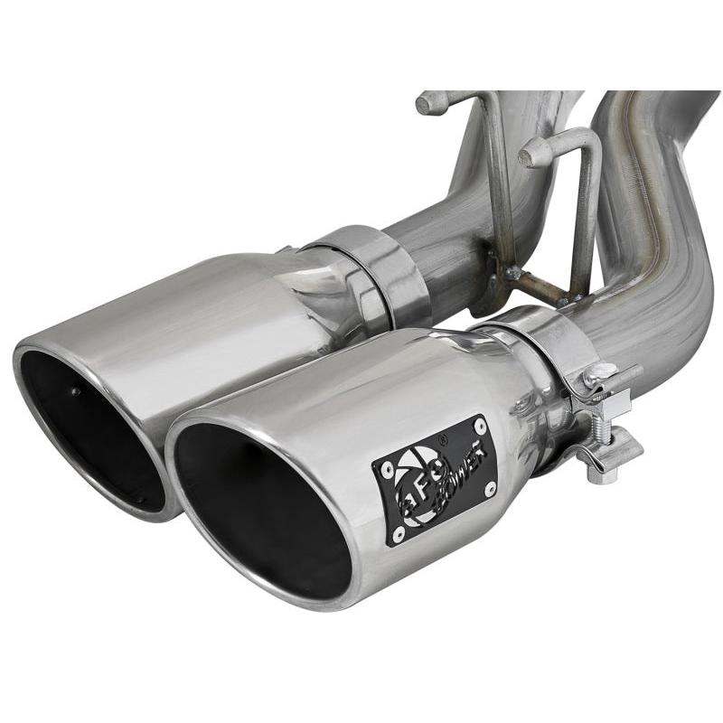 aFe Rebel Series 2.5in SS Cat-Back Exhaust w/ Polished Tip 07-18 Jeep Wrangler (JK) V6 3.6/3.8L 4dr-SR1 Performance
