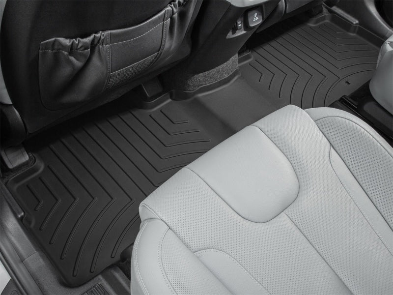WeatherTech FloorLiner HP Rear for Hyundai Palisade 2020-2023 – Custom Fit, Waterproof, Durable Rubber Floor Protection