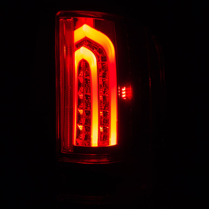 ANZO 2007-2013 Chevrolet Silverado 1500 LED Taillights Red/Clear G2-SR1 Performance