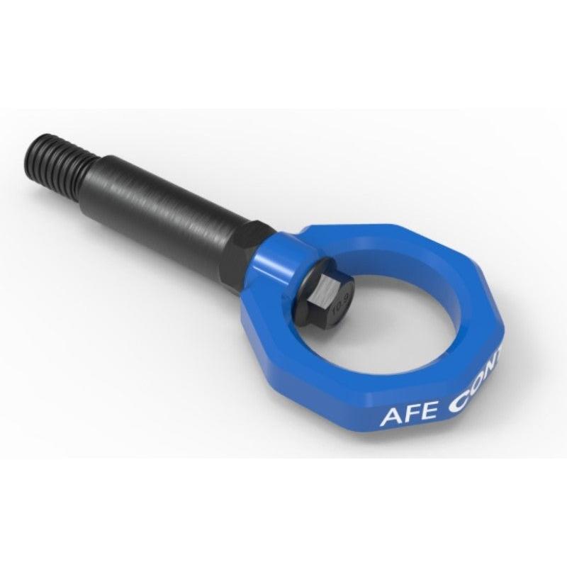 aFe Control Front Tow Hook Blue 20-21 Toyota GR Supra (A90)-SR1 Performance