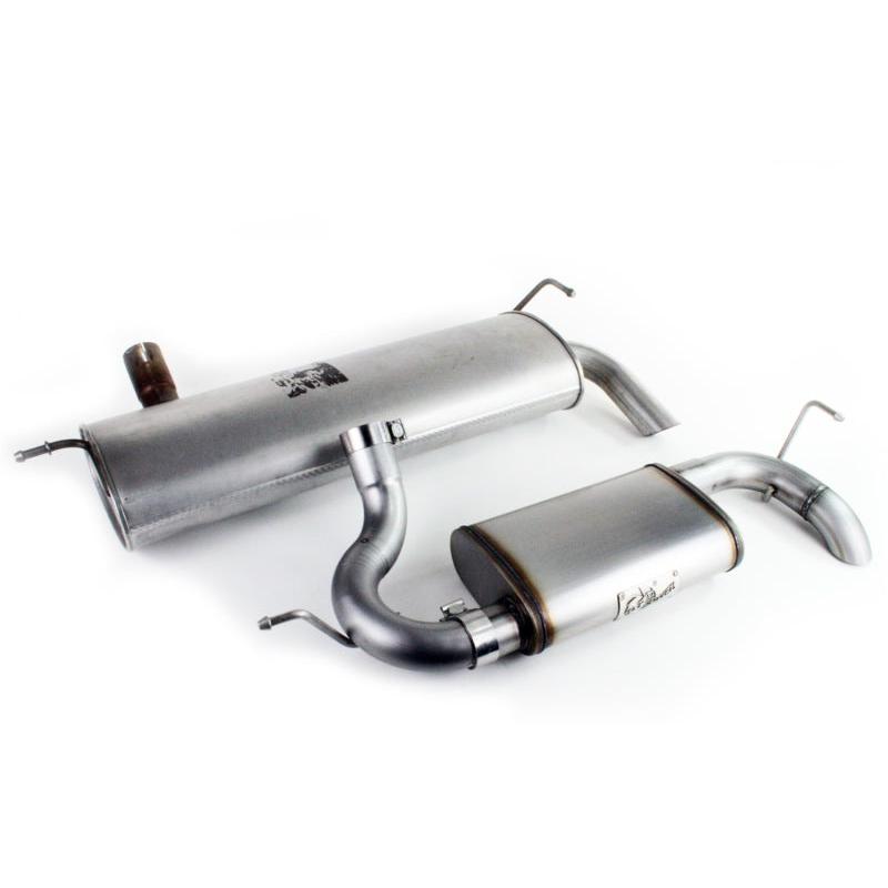 aFe MACHForce XP 07-17 Jeep Wrangler V6-3.6/3.8L 409 SS 2.5in Axle-Back Exhaust-SR1 Performance