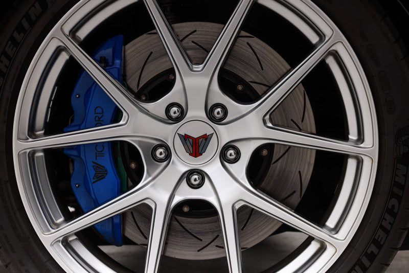 DBA 09+ Nissan 370Z and Infiniti G37 Sport Front Drilled & Slotted 5000 Series 2-Piece Rotors
