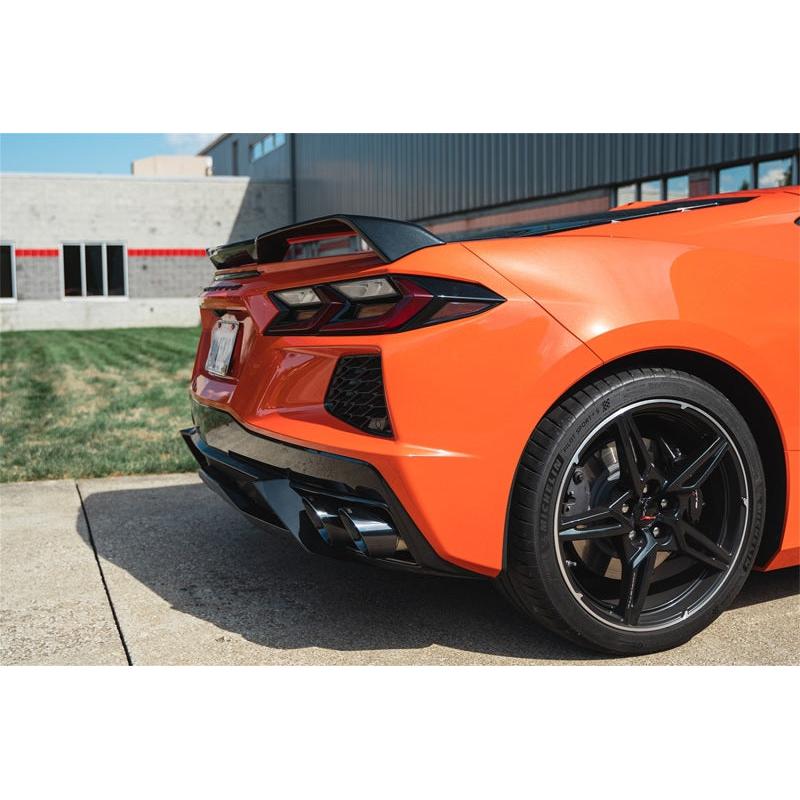 Corsa 2020-24 Corvette C8 3in Xtreme Cat-Back Exhaust 4.5in Black Quad Tips - Deletes stock AFMValve-SR1 Performance