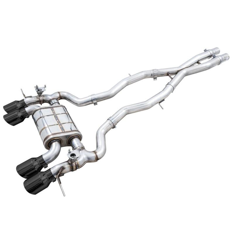 AWE SwitchPath Catback Exhaust for BMW G8X M3/M4 - Diamond Black Tips-SR1 Performance
