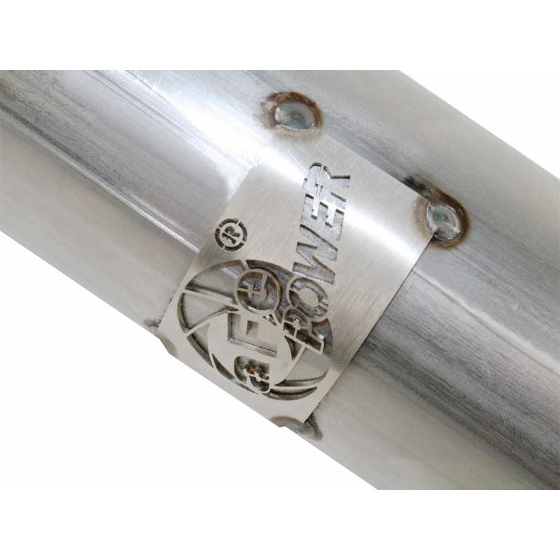 aFe Power Twisted Steel Loop Delete D/P Aluminized Steel 12-18 Jeep Wrangler (JK) V6 3.6L-SR1 Performance