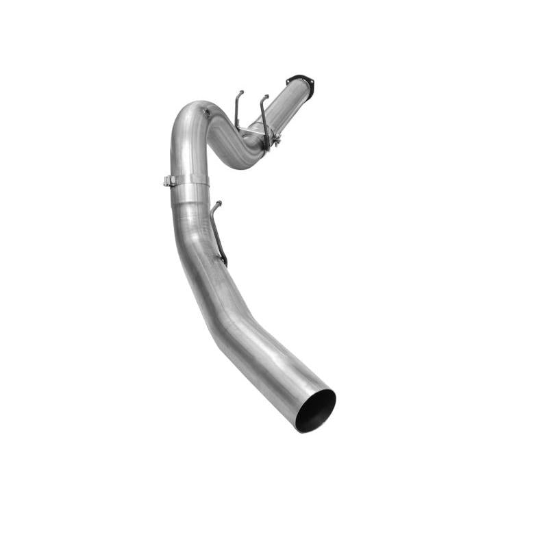 aFe MACHForce XP Exhaust 5in DPF-Back Stainless Steel Exhaust 2015 Ford Turbo Diesel V8 6.7L No Tip-SR1 Performance