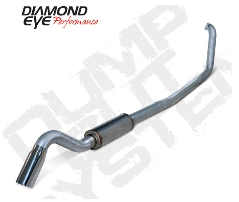 Diamond Eye KIT 4in TB SGL SS: TURN DOWN 00-03 FORD 7.3L F250/F350-SR1 Performance