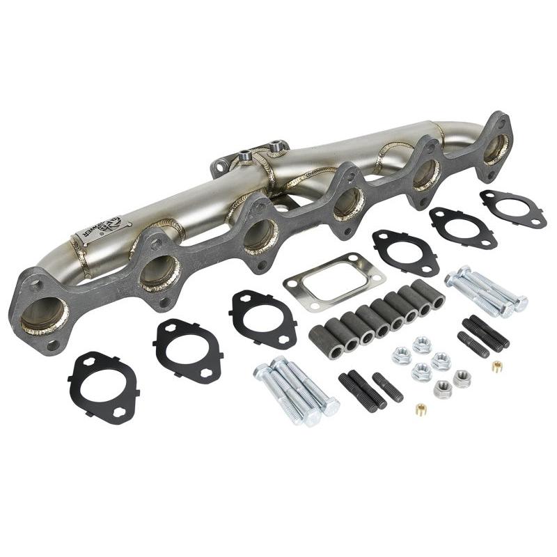 aFe Twisted Steel Header Turbo Manifold (T3) 98.5-02 Dodge Diesel Trucks L6 5.9L (td)-SR1 Performance