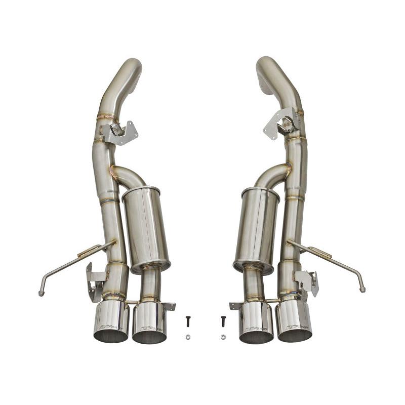 aFe MACHForce XP 3in-2 1/2in Axle Back 304SS Exhaust w/ Polished Tips 14-17 Chevy Corvette V8-6.2L-SR1 Performance