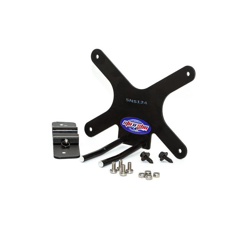 17-19 Fiat 124 Spider Abarth License Plate Frame Bracket-SR1 Performance