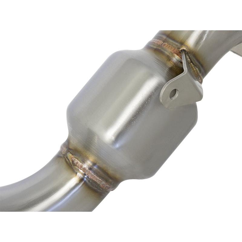 aFe Twisted Steel Down-Pipe Catted 13-16 Cadillac ATS L4-2.0L (t)-SR1 Performance