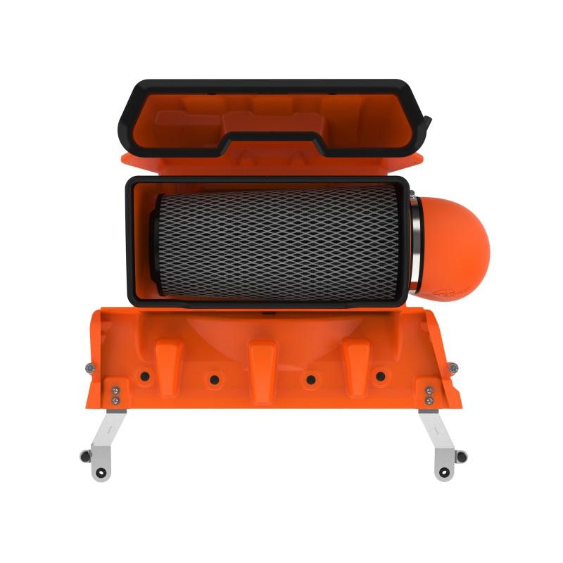 aFe 21-23 RAM 1500 TRX V8-6.2L SC Magnum FORCE Stage2 Orange Edition Cold Air Intake System w/Pro 5R-SR1 Performance