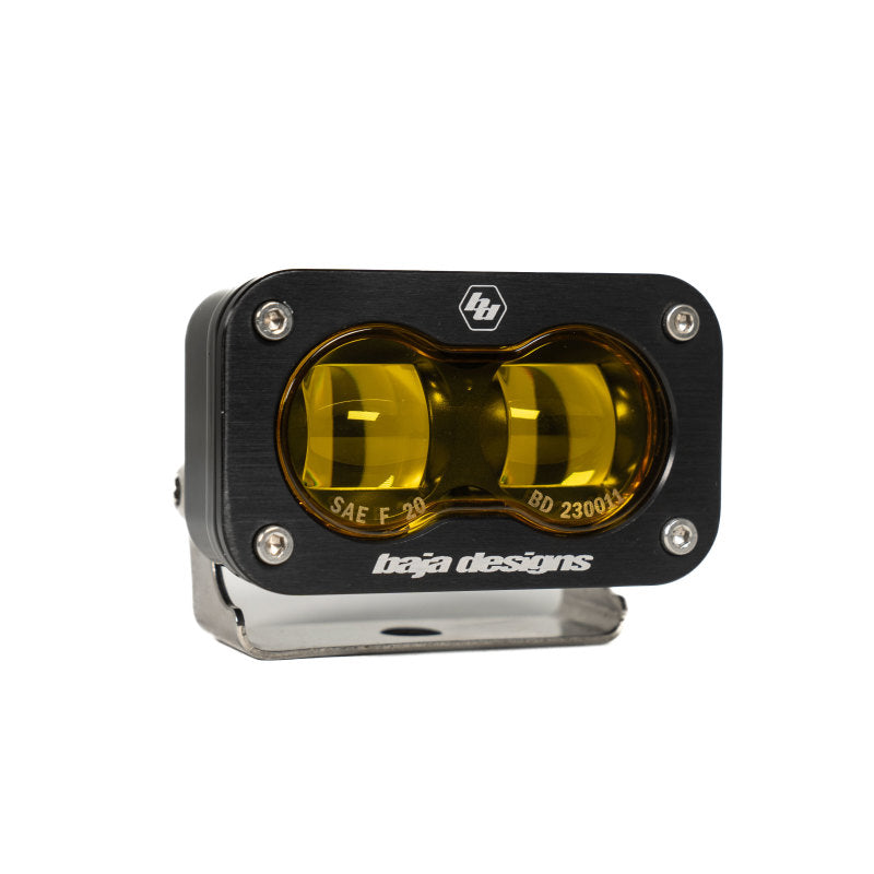 Baja Designs 17-20 Ford F-150 Raptor S2 SAE Sportsmen Fog Pocket Kit - Amber-SR1 Performance