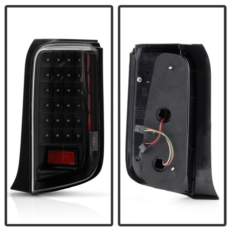 Xtune Scion Xb 08-10 LED Tail Lights Black ALT-ON-TSXB08-LED-BK-SR1 Performance
