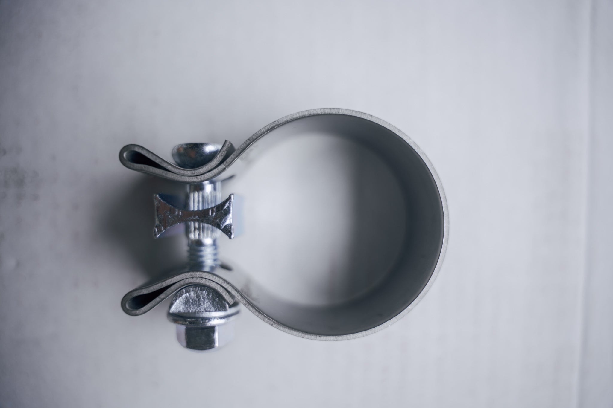 2" Stainless Steel Band Clamp for Notched Slip Joint Connections.