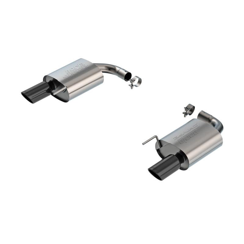 Borla 2024 Ford Mustang GT 5.0L V8 w/o Active Exhaust S-Type Axle-Back Exhaust System - Black Chrome-SR1 Performance