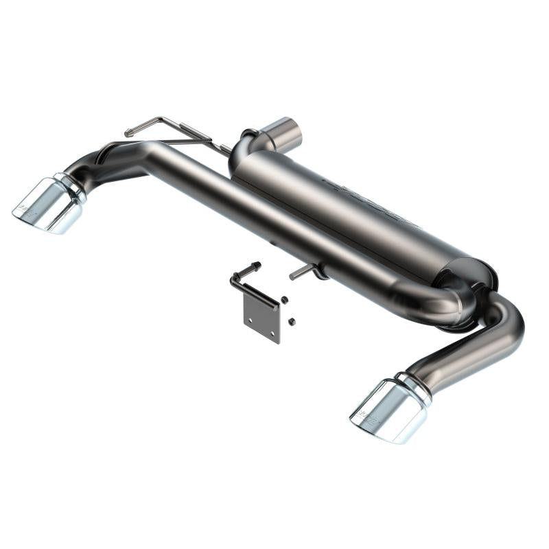 Borla 21-22 Ford Bronco 2.3L 4WD ATAK Axle Back Exhaust w/ Bright Chrome Tips-SR1 Performance