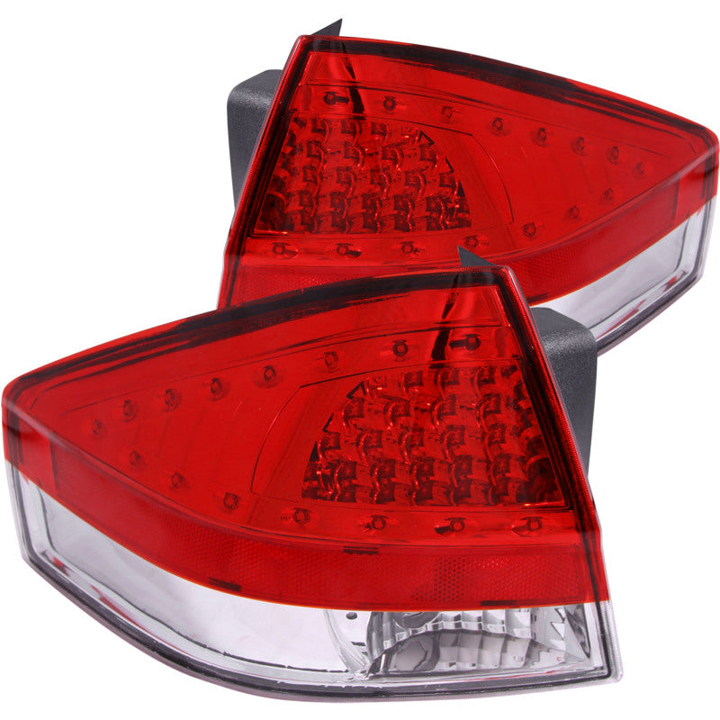 ANZO 2008-2011 Ford Focus LED Taillights Red/Clear-SR1 Performance