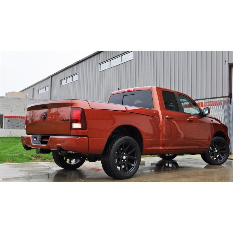 Corsa 09-18 Dodge Ram 1500 4.7L/5.7L V8 Quad/Crew Cab/Short Bed Black Dual Rear Exit Cat-Back Exhaus-SR1 Performance