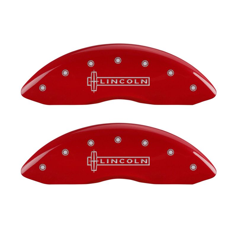 MGP 36009SLC1RD Red Aluminum Caliper Covers for Lincoln Navigator