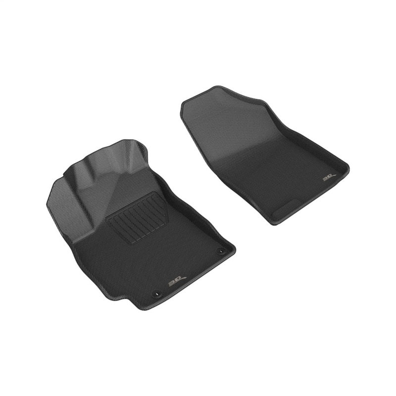 3D MAXpider 21-23 Hyundai Elantra Gas/Hybrid Kagu 1st Row Floormat - Black-SR1 Performance
