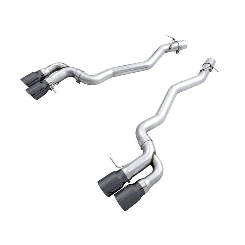 AWE Tuning 18-19 BMW F90 M5 Track Edition Axle-Back Exhaust- Black Diamond Tips-SR1 Performance