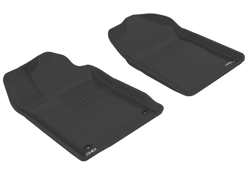 3D MAXpider 2005-2012 Toyota Avalon Kagu 1st Row Floormat - Black-SR1 Performance