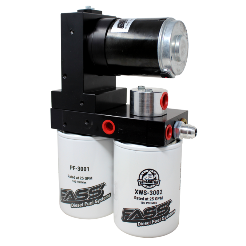 FASS Class 8 165gph/16-18psi Titanium Signature Series Fuel Air Separation System TS 165G-SR1 Performance