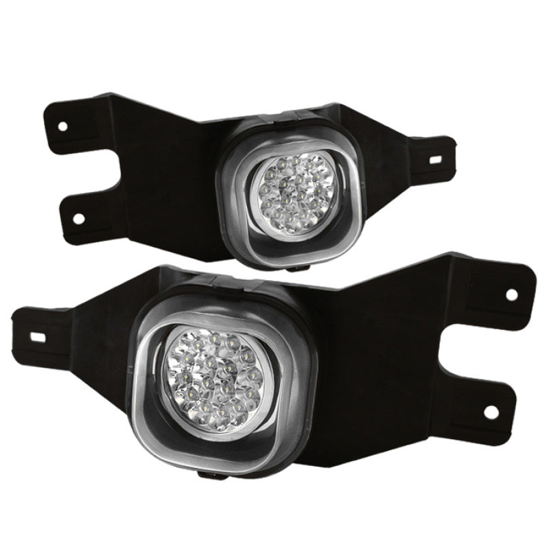 Spyder Ford F250/F350 99-04/Ford Excursion 00-05 LED Fog Lights w/Switch Clear FL-LED-FF25001-C-SR1 Performance