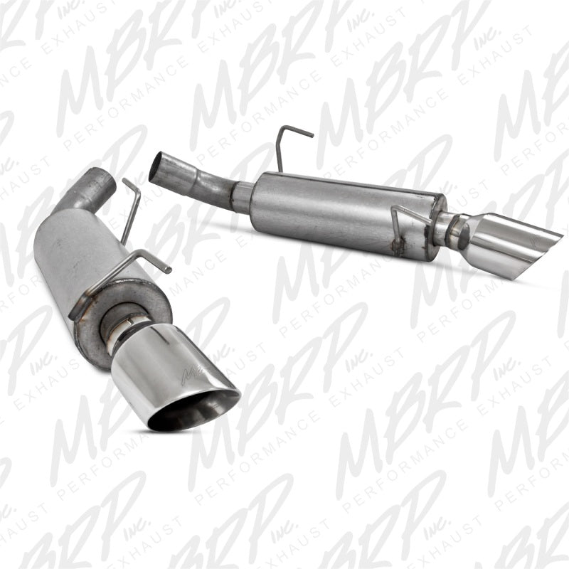 MBRP 05-10 Ford Mustang GT 5.0/Shelby GT500 Dual Mufflers Axle Back Split Rear AL-SR1 Performance
