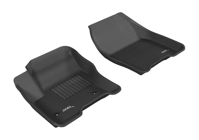 3D MAXpider 2013-2018 Ford C-Max/Escape Kagu 1st Row Floormat - Black-SR1 Performance