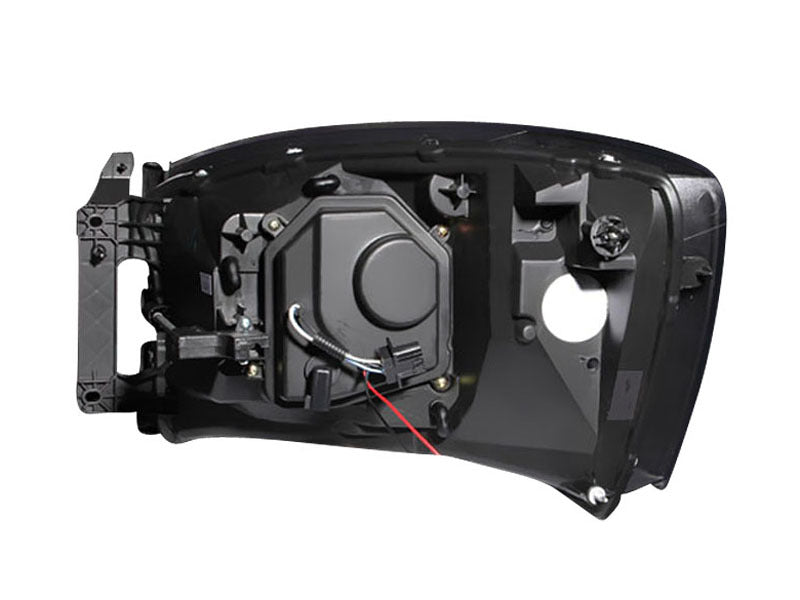ANZO 2006-2008 Dodge Ram 1500 Projector Headlights w/ Halo Chrome (CCFL)-SR1 Performance