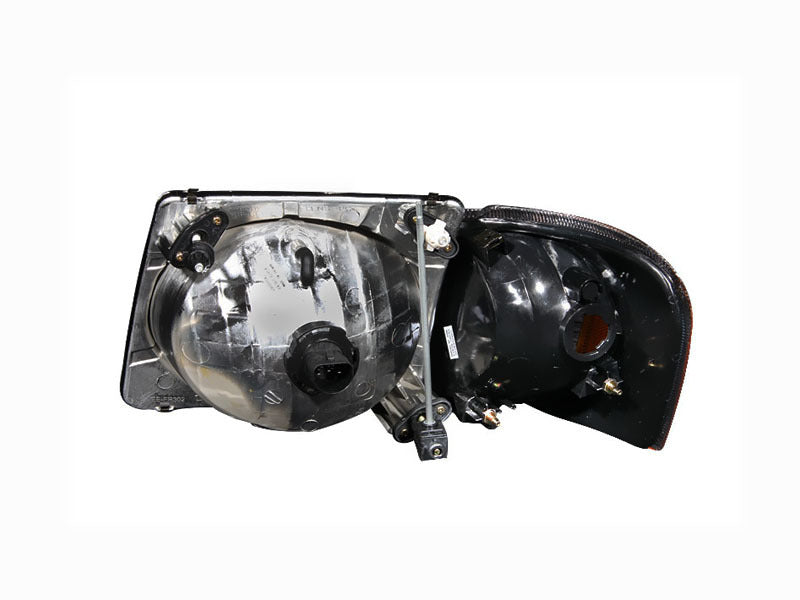 ANZO 2001-2005 Ford Explorer Crystal Headlights Black-SR1 Performance