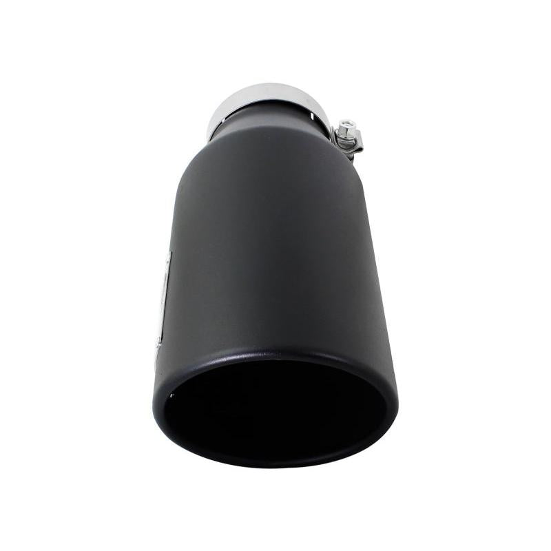 aFe Diesel Exhaust Tip Bolt On Black 4in Inlex x 6in Outlet x 15in-SR1 Performance